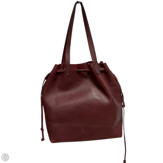 Crossbody Leather By Madewell, Size: Large