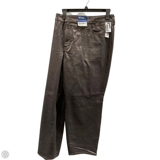 Pants Cropped By Old Navy In Silver, Size: 20