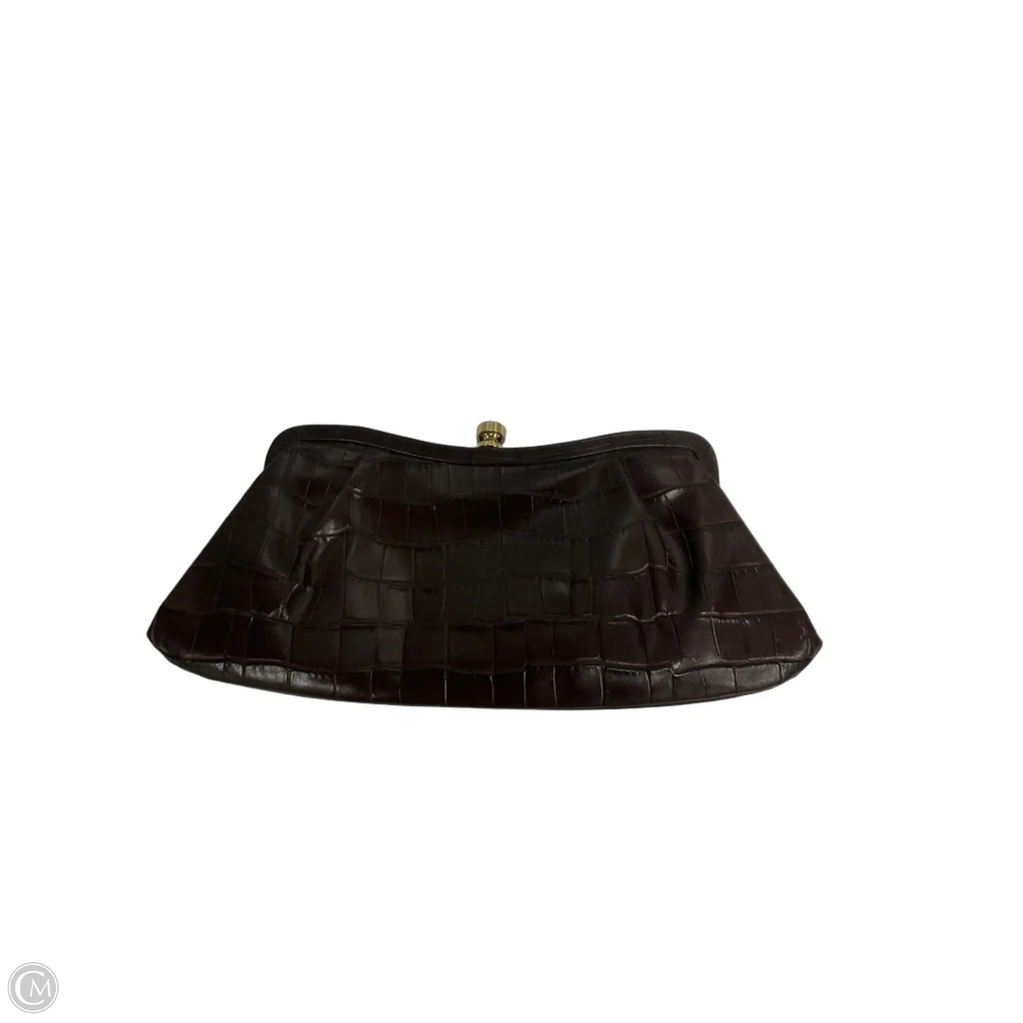Clutch Leather By Banana Republic, Size: Medium