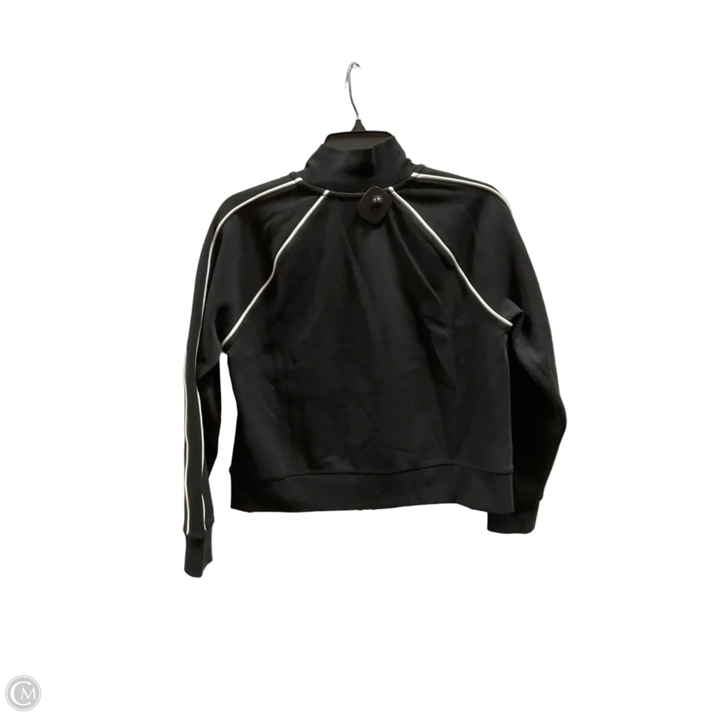 Athletic Jacket By Talbots In Black & White, Size: M
