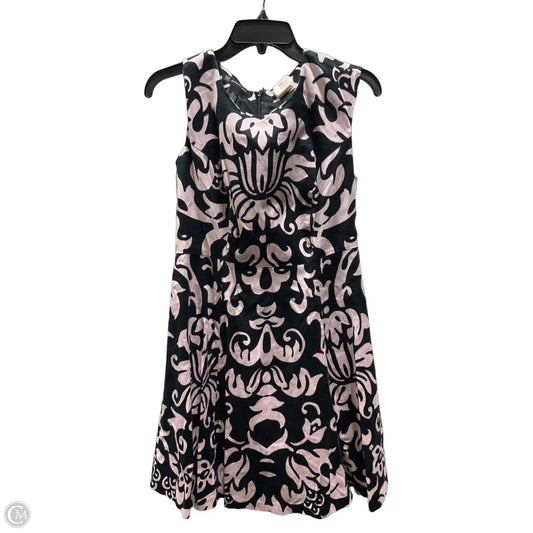 Dress Casual Midi By Inc In Black & Pink, Size: 6