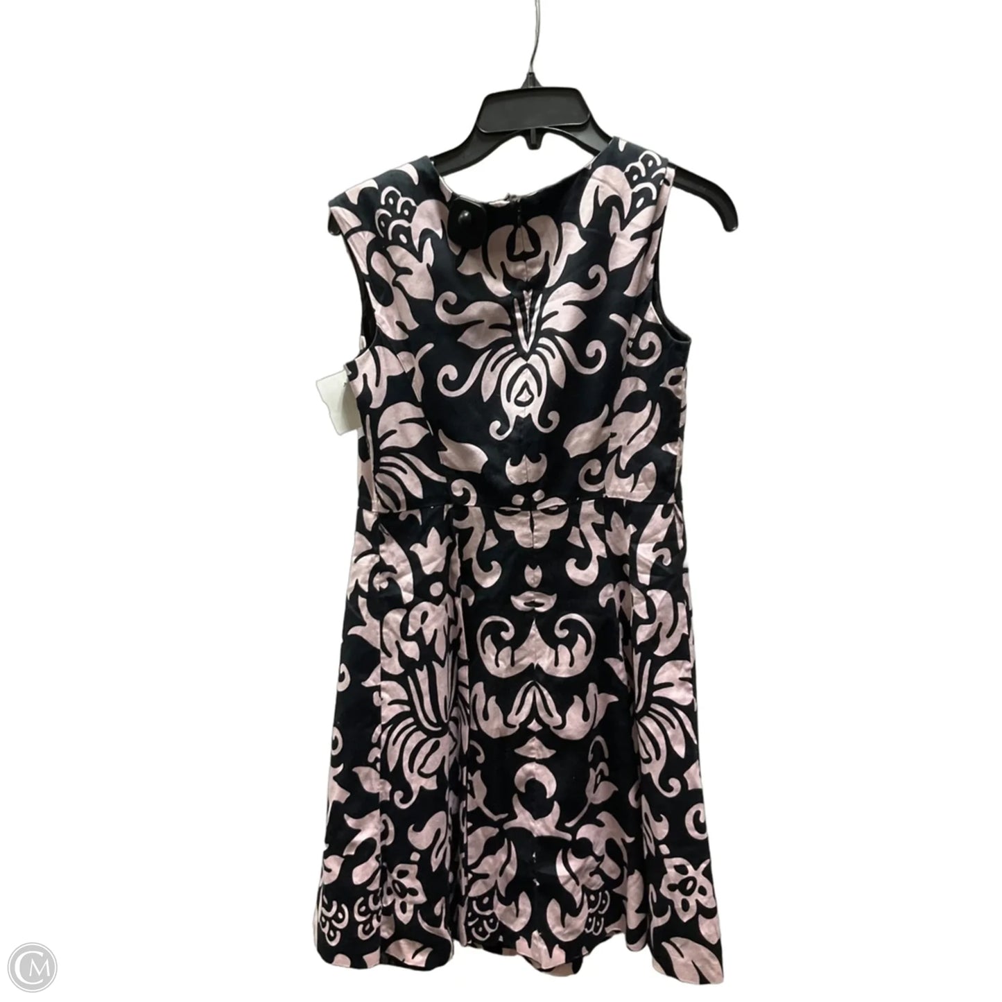 Dress Casual Midi By Inc In Black & Pink, Size: 6
