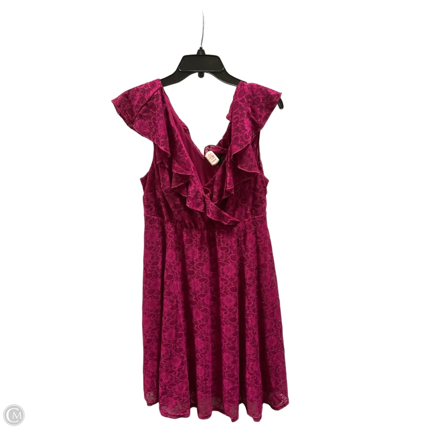 Dress Casual Midi By Torrid In Pink, Size: L