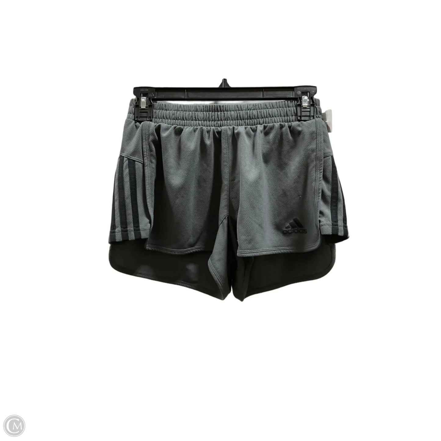 Athletic Shorts By Adidas In Grey, Size: S