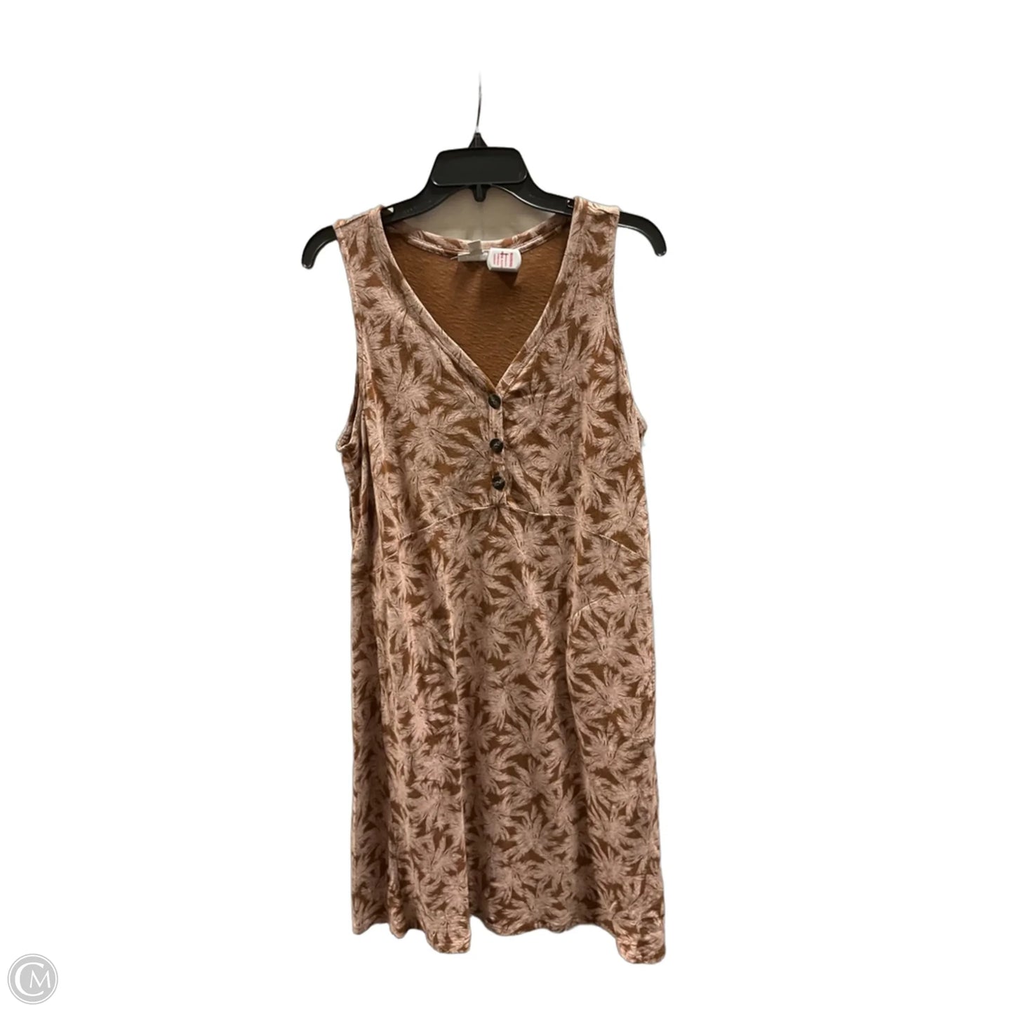 Dress Casual Midi By J. Jill In Brown, Size: M