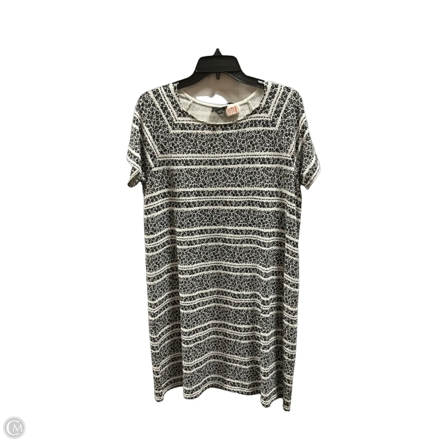 Dress Casual Midi By J. Jill In Black & White, Size: M