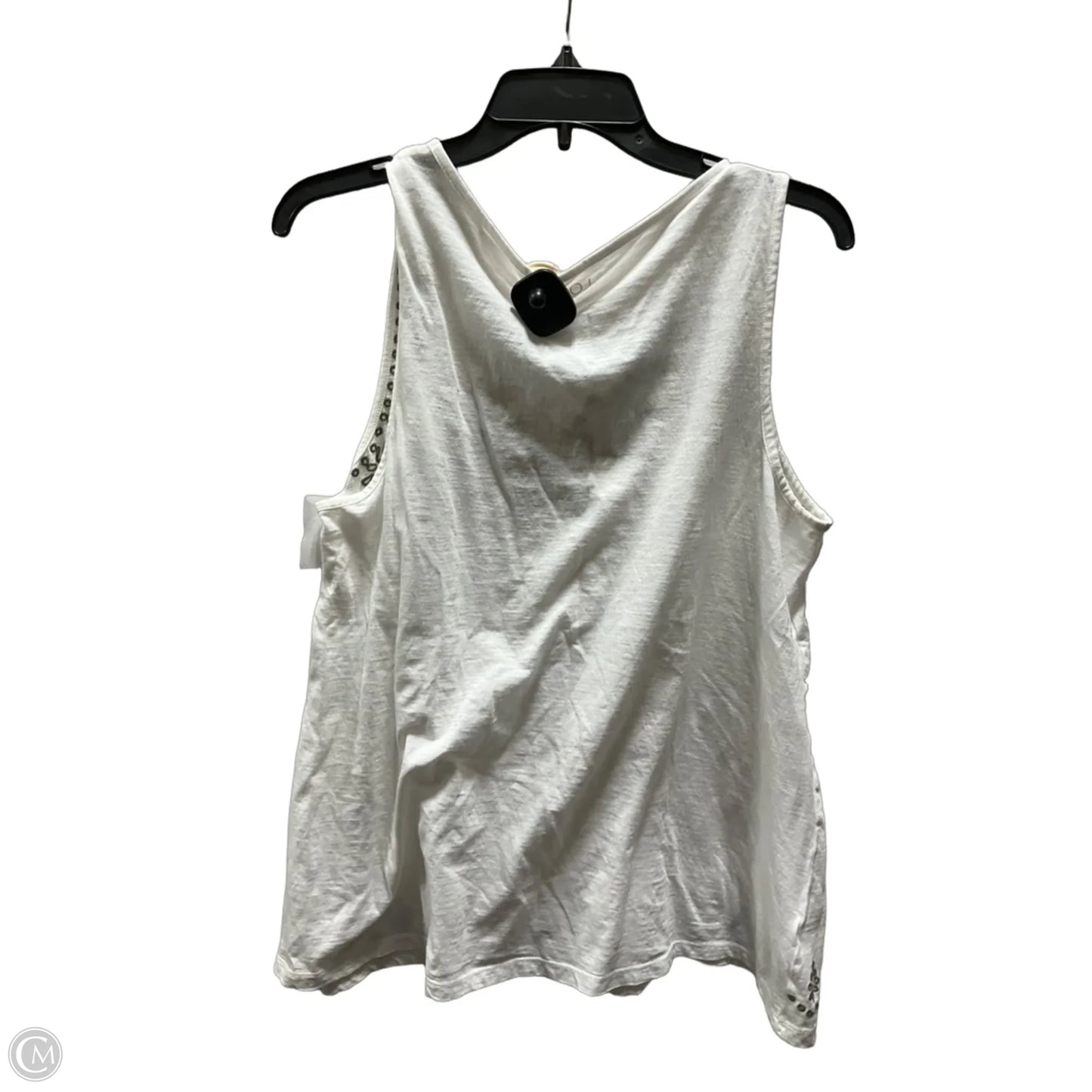 Top Sleeveless Basic By Loft In White, Size: L