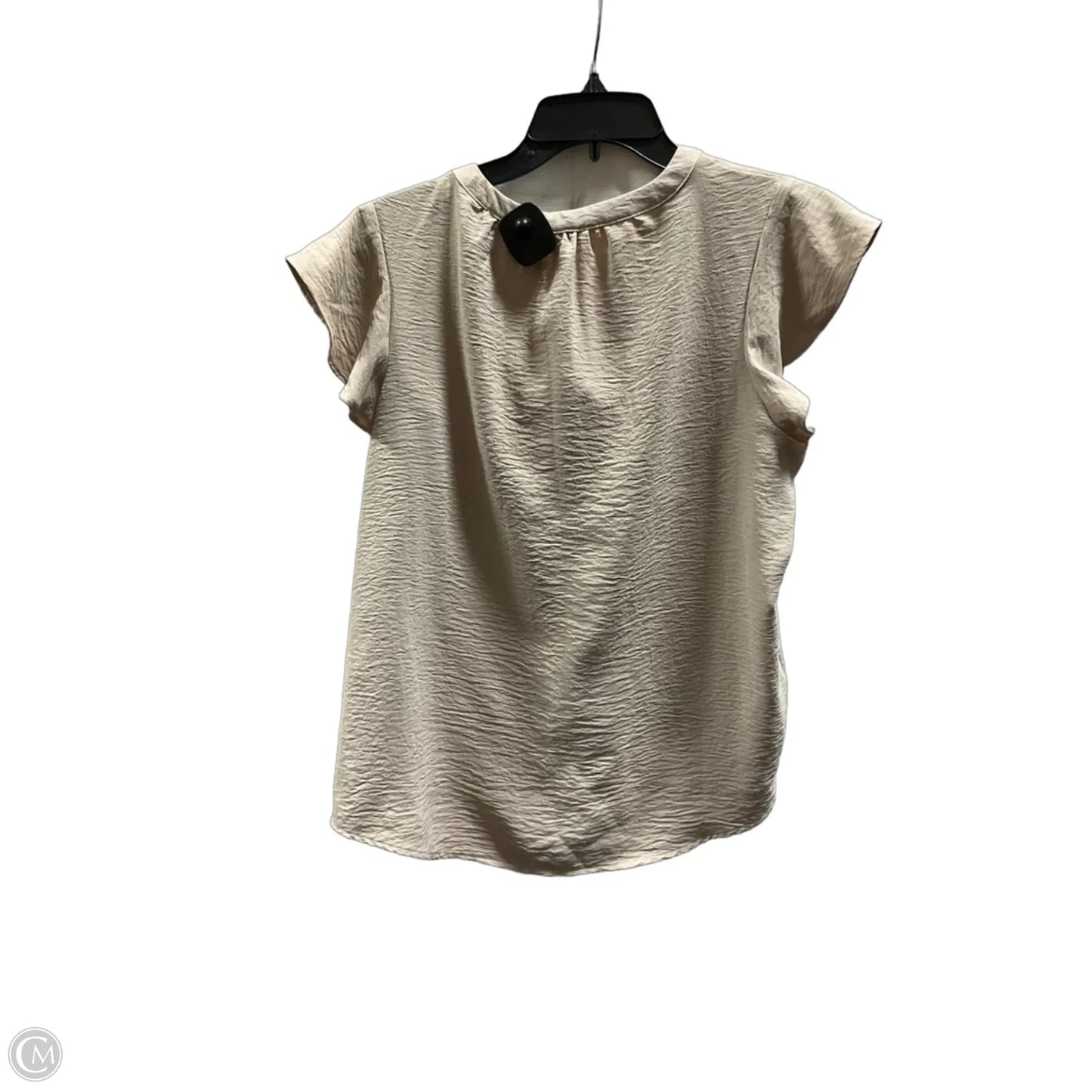 Top Sleeveless By Adrianna Papell In Beige, Size: M
