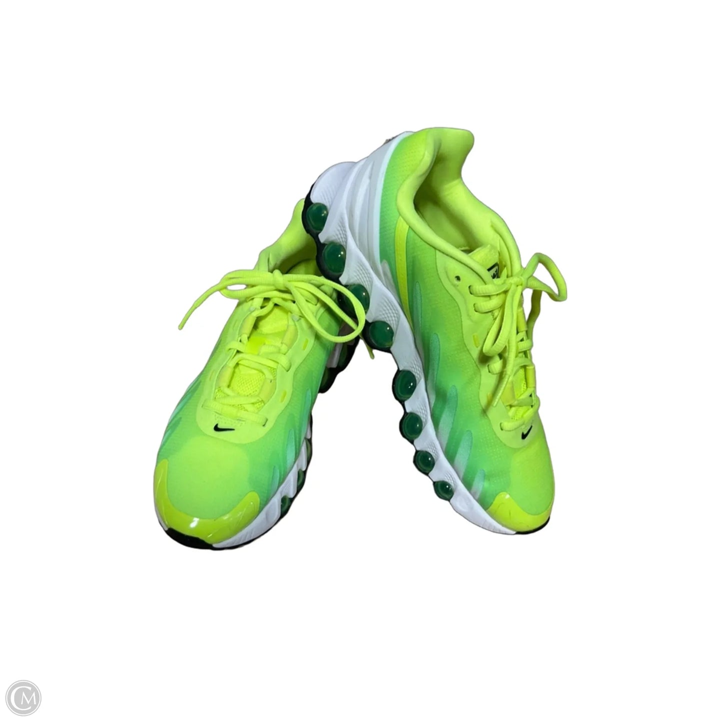 Shoes Athletic By Nike In Green & Yellow, Size: 8
