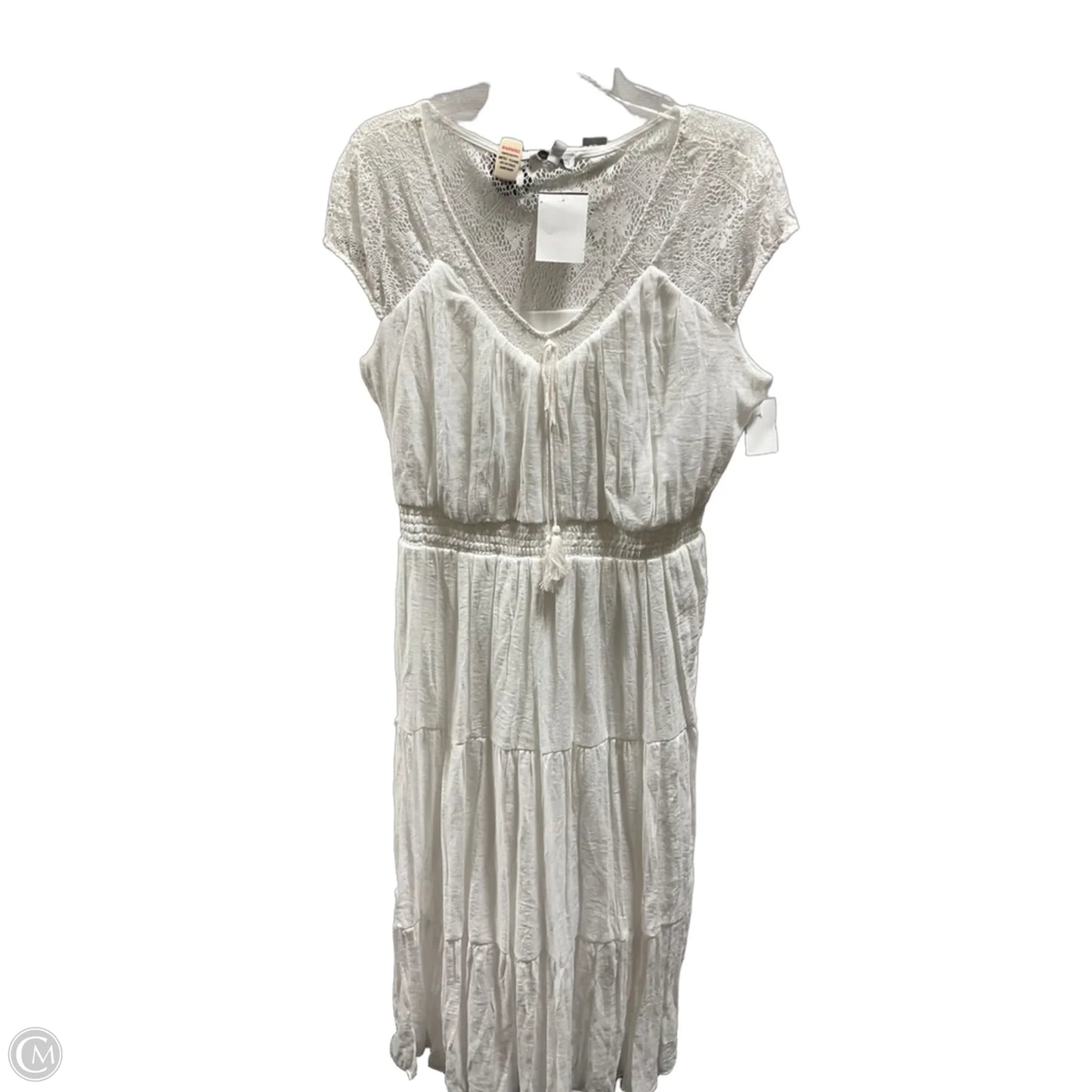 Dress Casual Maxi By Luxology In White, Size: 1x