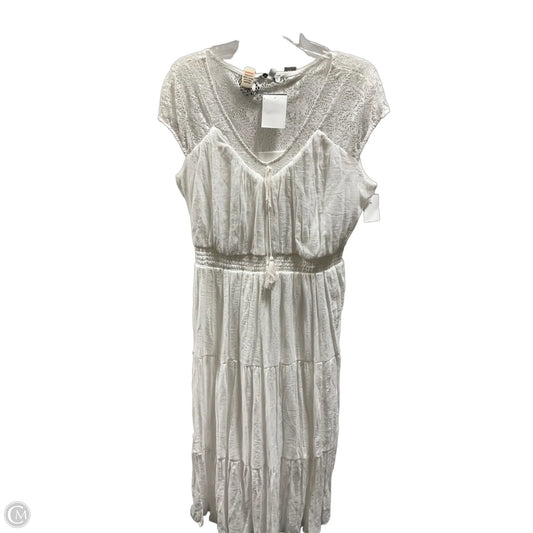 Dress Casual Maxi By Luxology In White, Size: 1x