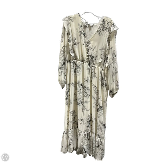 Dress Casual Maxi By Ophelia Roe In Black & White, Size: 1x