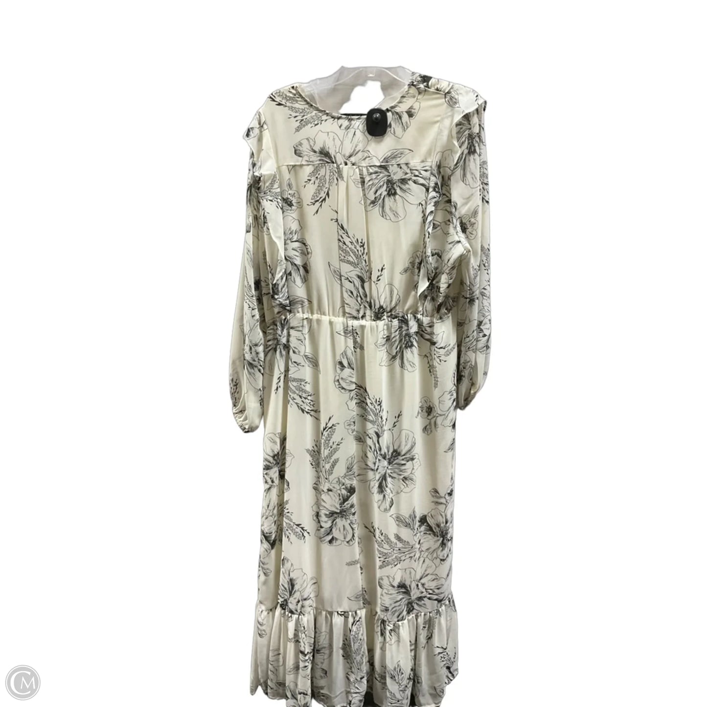 Dress Casual Maxi By Ophelia Roe In Black & White, Size: 1x