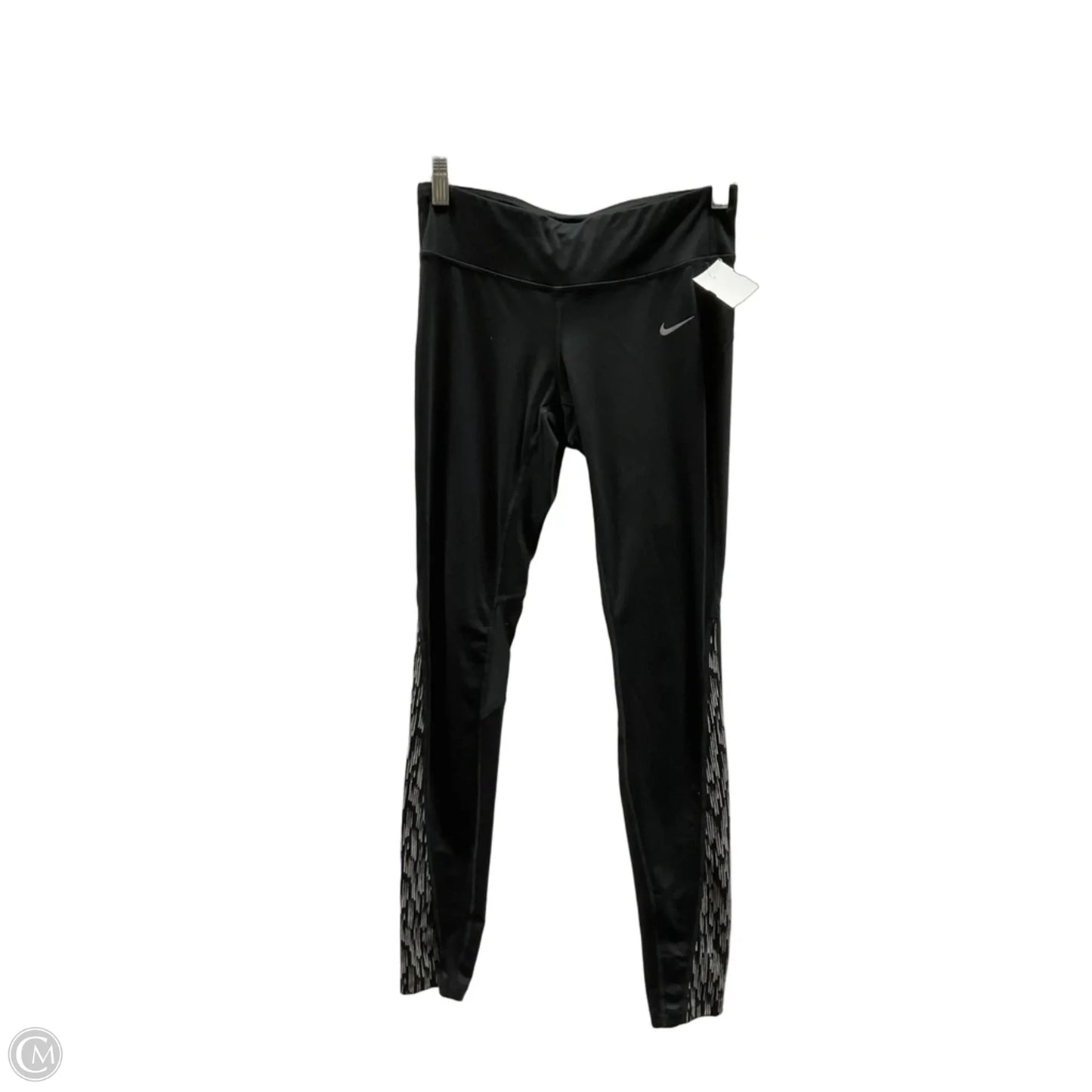 Athletic Leggings By Nike In Black, Size: M