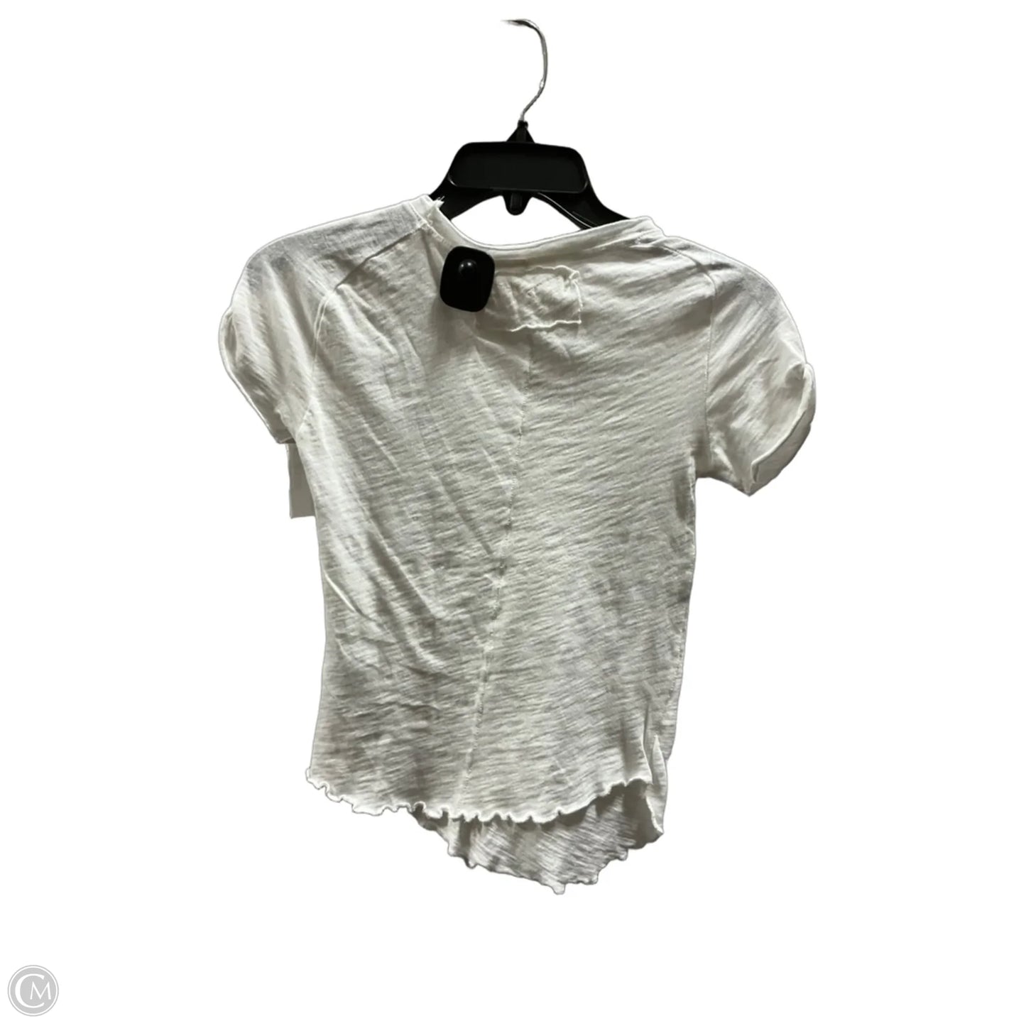 Top Short Sleeve By Free People In White, Size: Xs