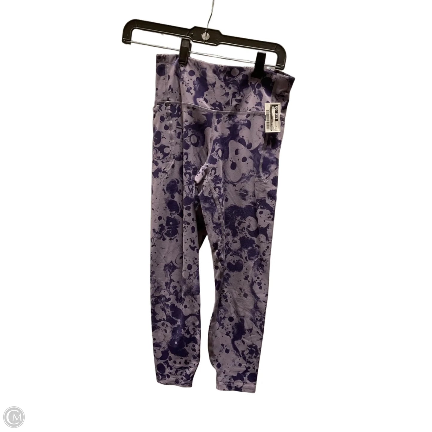 Athletic Leggings By Under Armour In Purple, Size: S