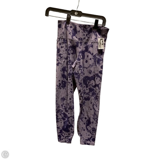 Athletic Leggings By Under Armour In Purple, Size: S