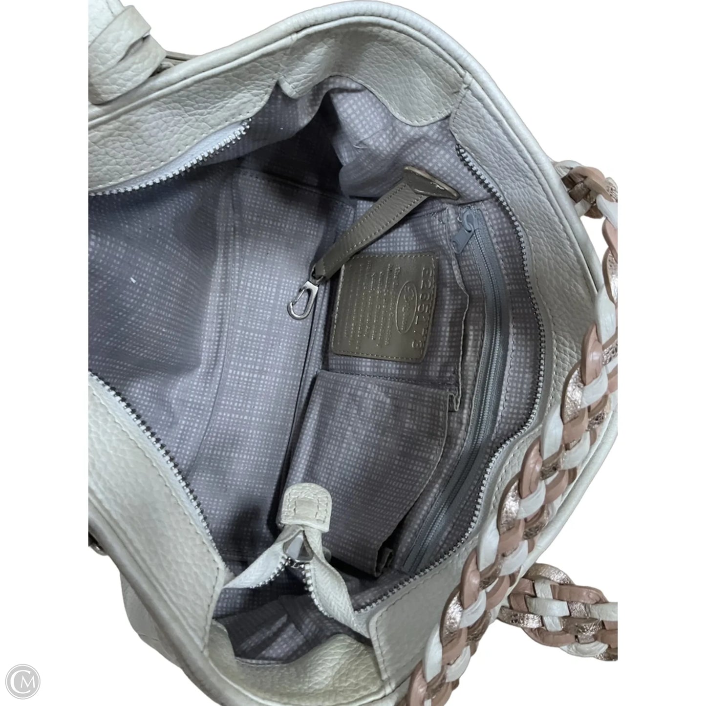Handbag Leather By Brighton, Size: Medium