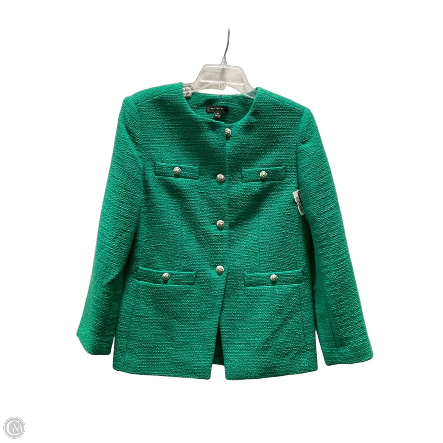 Blazer By Ann Taylor In Green, Size: 12