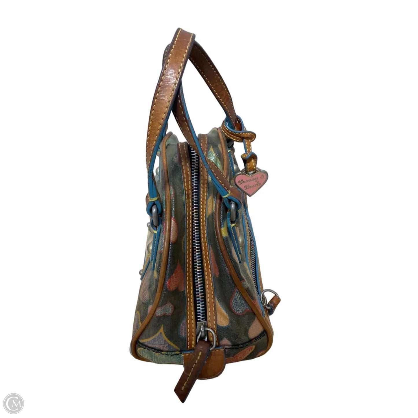 As IS Handbag Leather By Dooney And Bourke, Size: Small