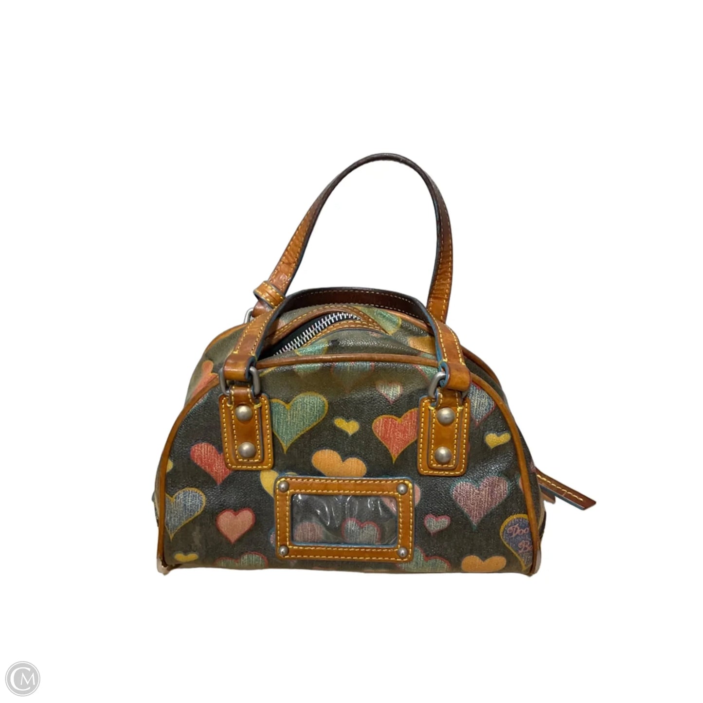 As IS Handbag Leather By Dooney And Bourke, Size: Small