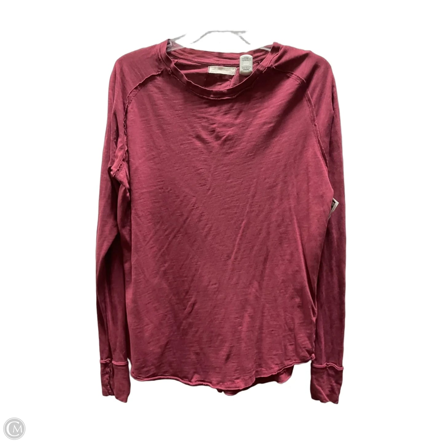 Top Long Sleeve Basic By Free People In Red, Size: S