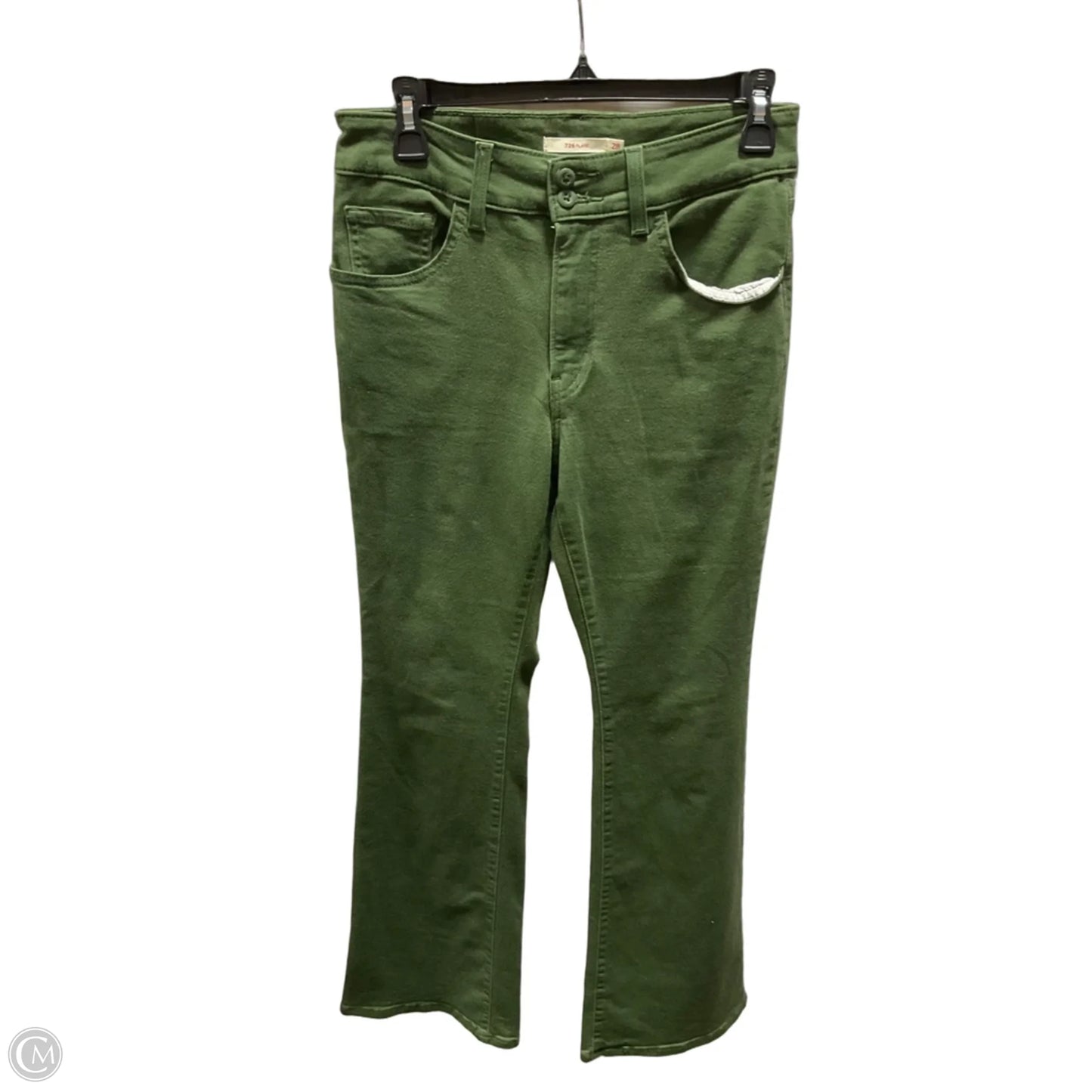 Jeans Flared By Levis In Green, Size: 6
