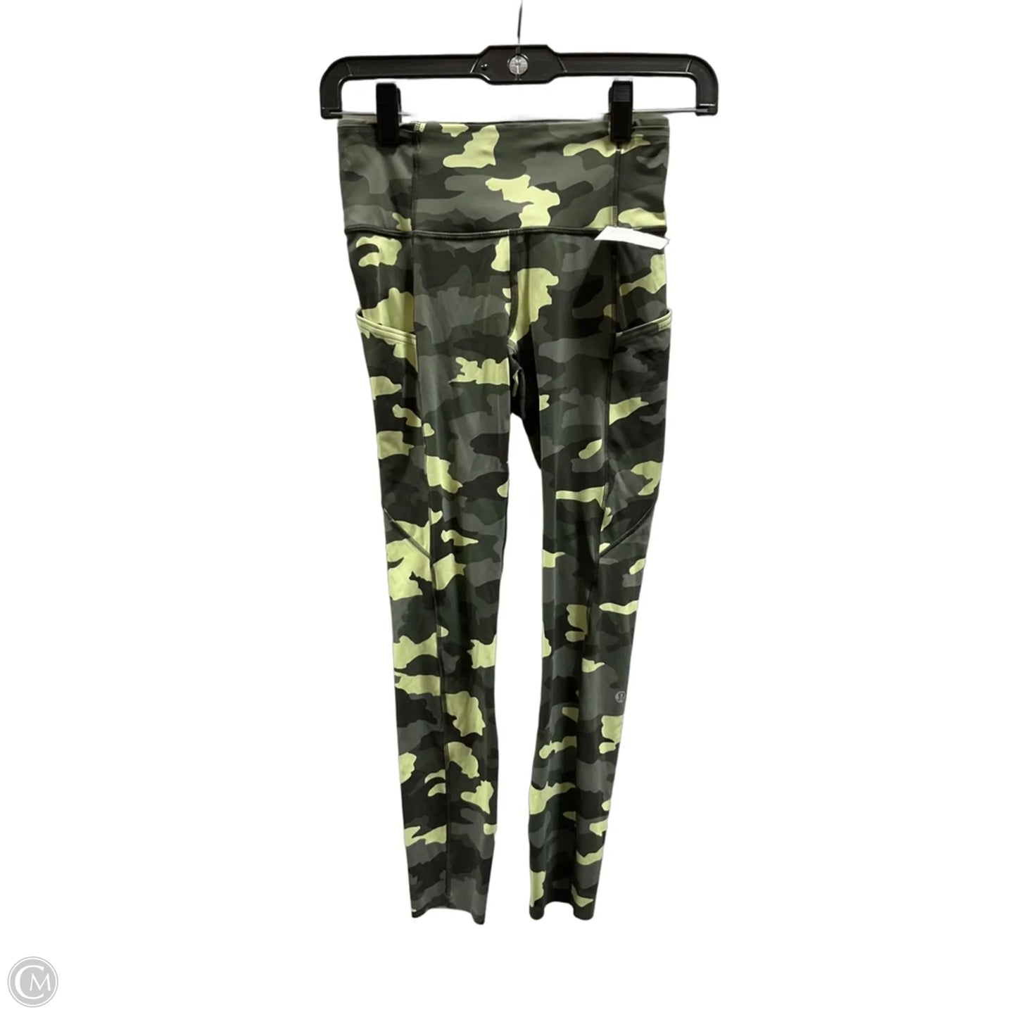 Athletic Leggings By Lululemon In Camouflage Print, Size: 4