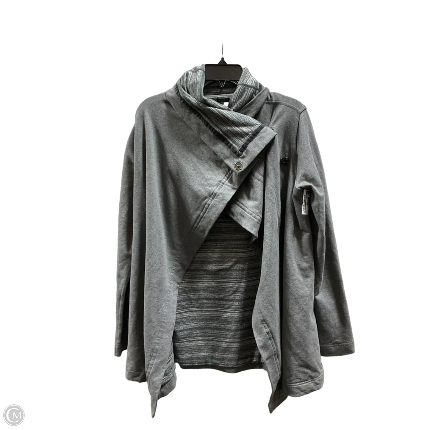 Athletic Jacket By Lululemon In Grey, Size: 6