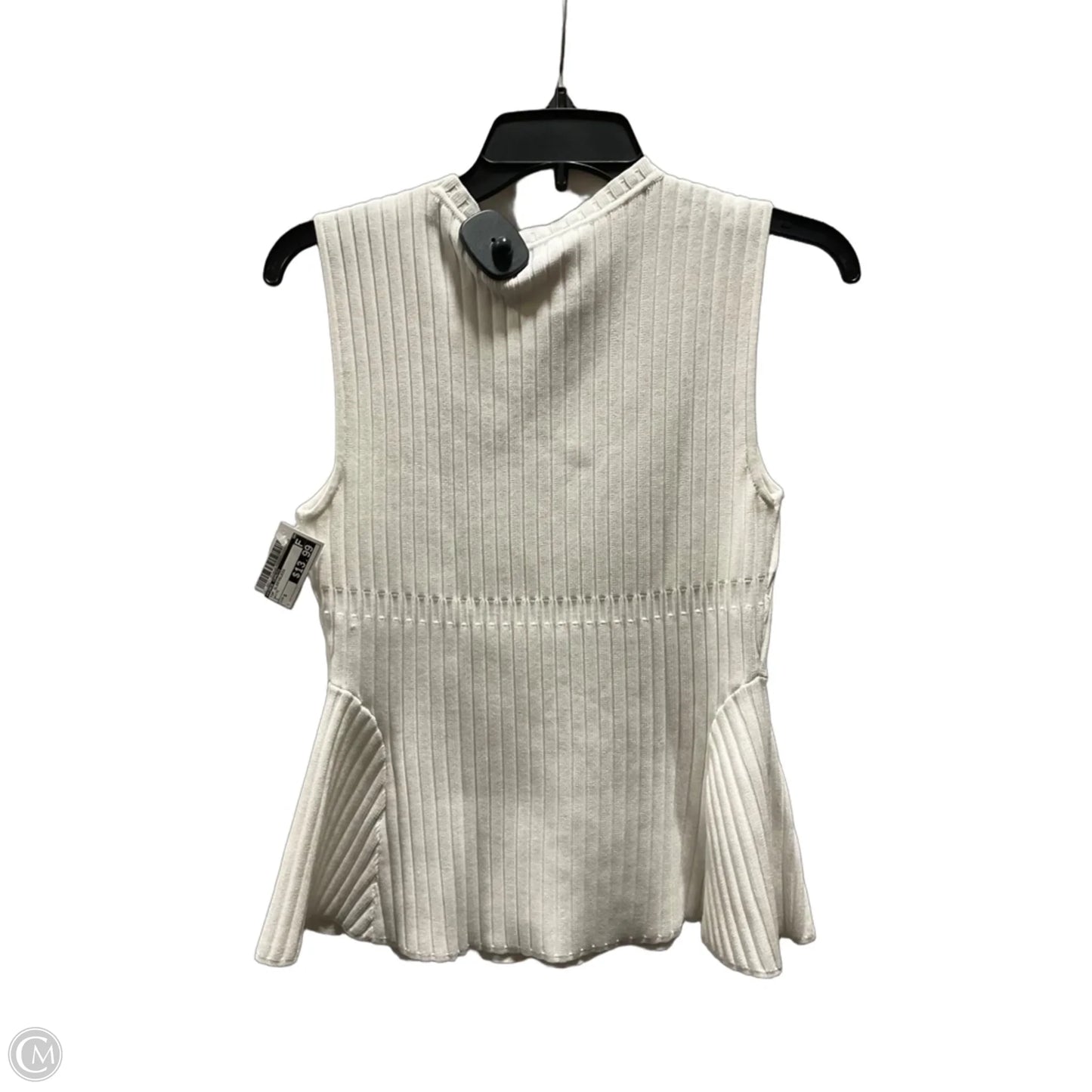 Top Sleeveless By Vince Camuto In White, Size: S