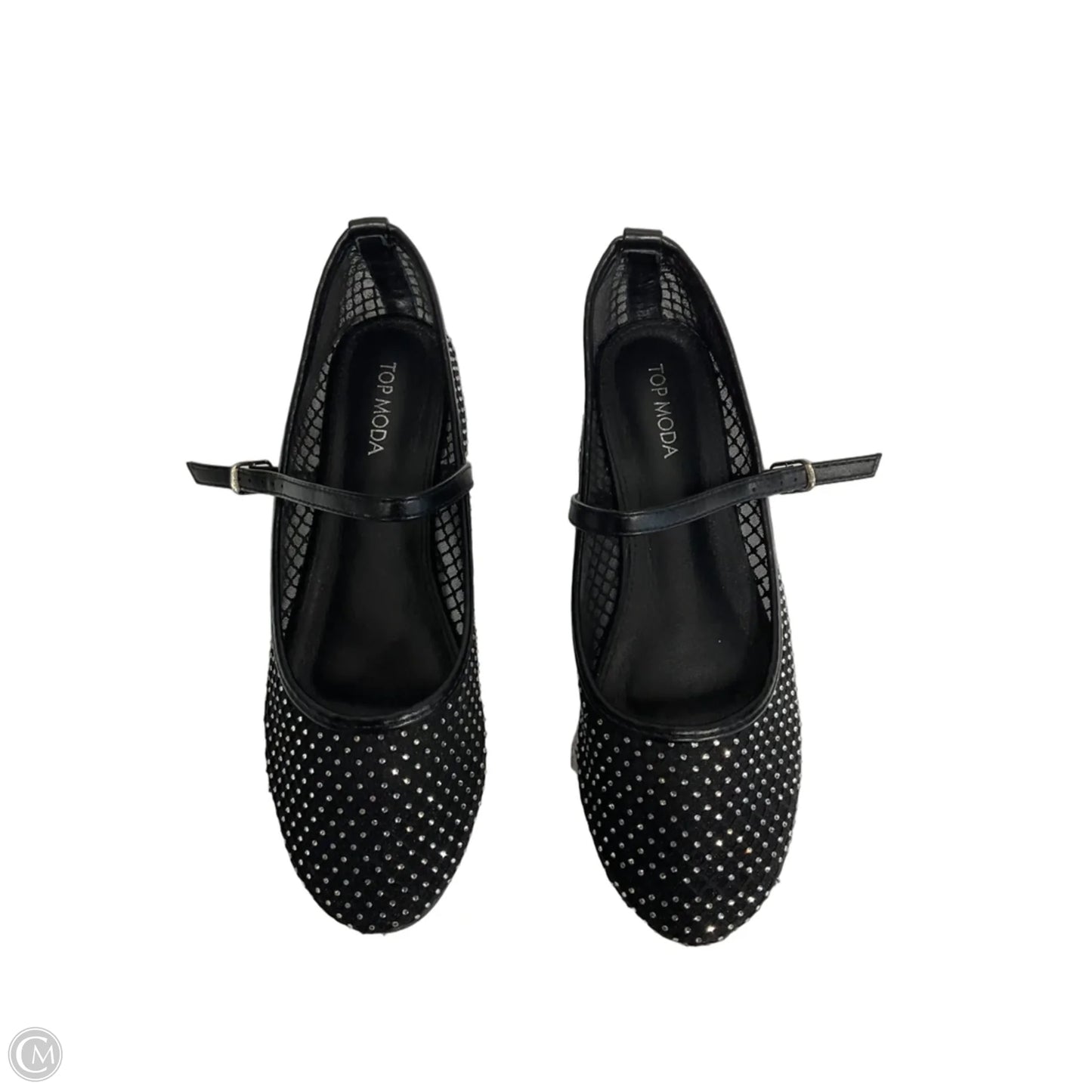 Shoes Flats By Top Moda In Black, Size: 9
