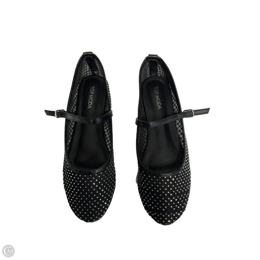 Shoes Flats By Top Moda In Black, Size: 9
