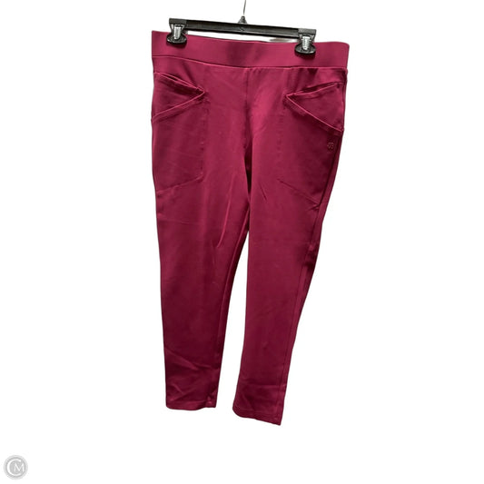 Athletic Pants By Betabrand In Pink, Size: L