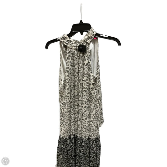 Dress Casual Maxi By Vince Camuto In Black & White, Size: Xs