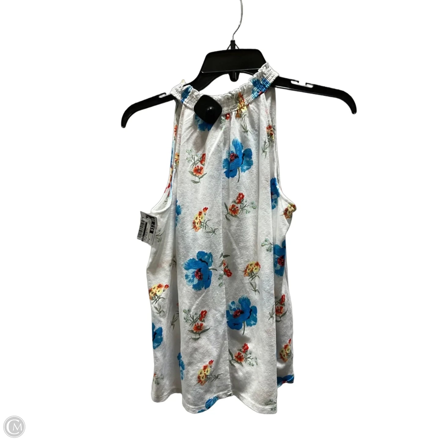 Top Sleeveless By Loft In Floral Print, Size: S
