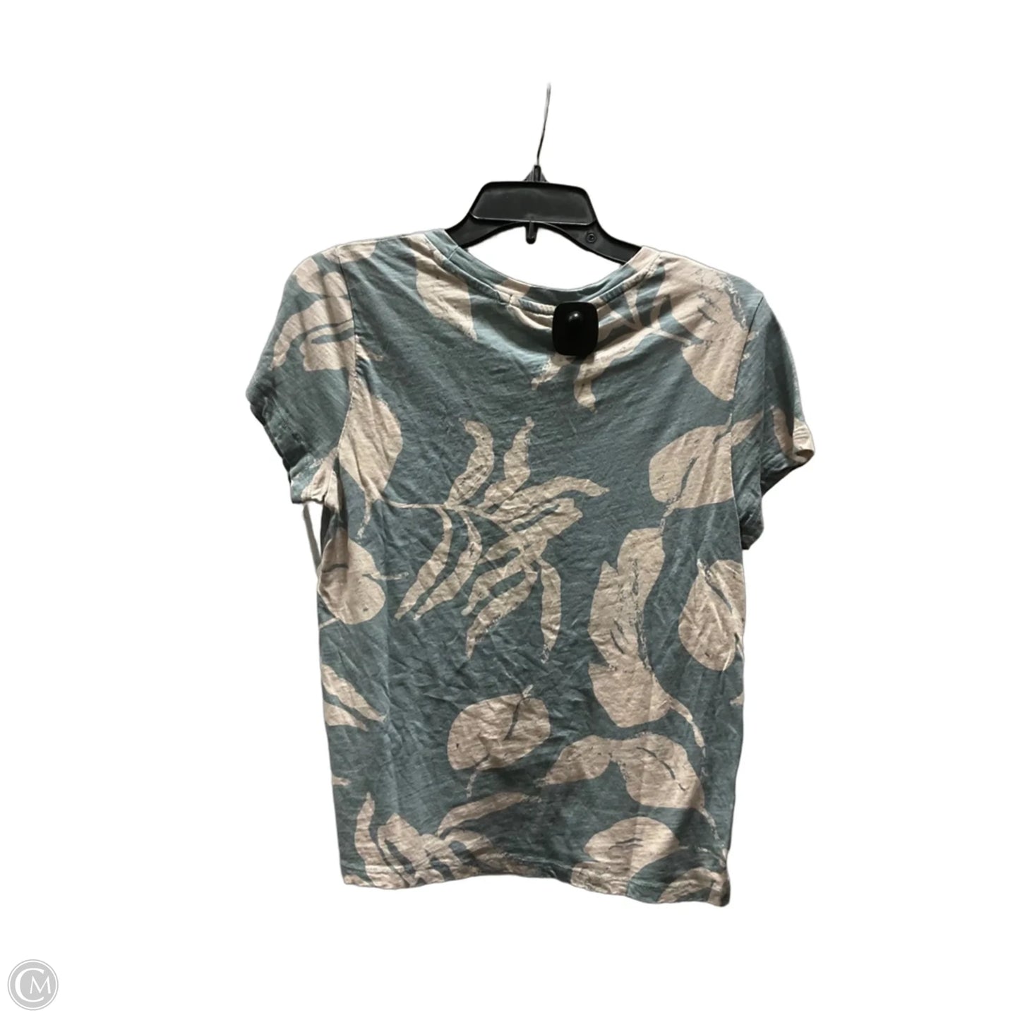 Top Short Sleeve By Sanctuary In Green & White, Size: M