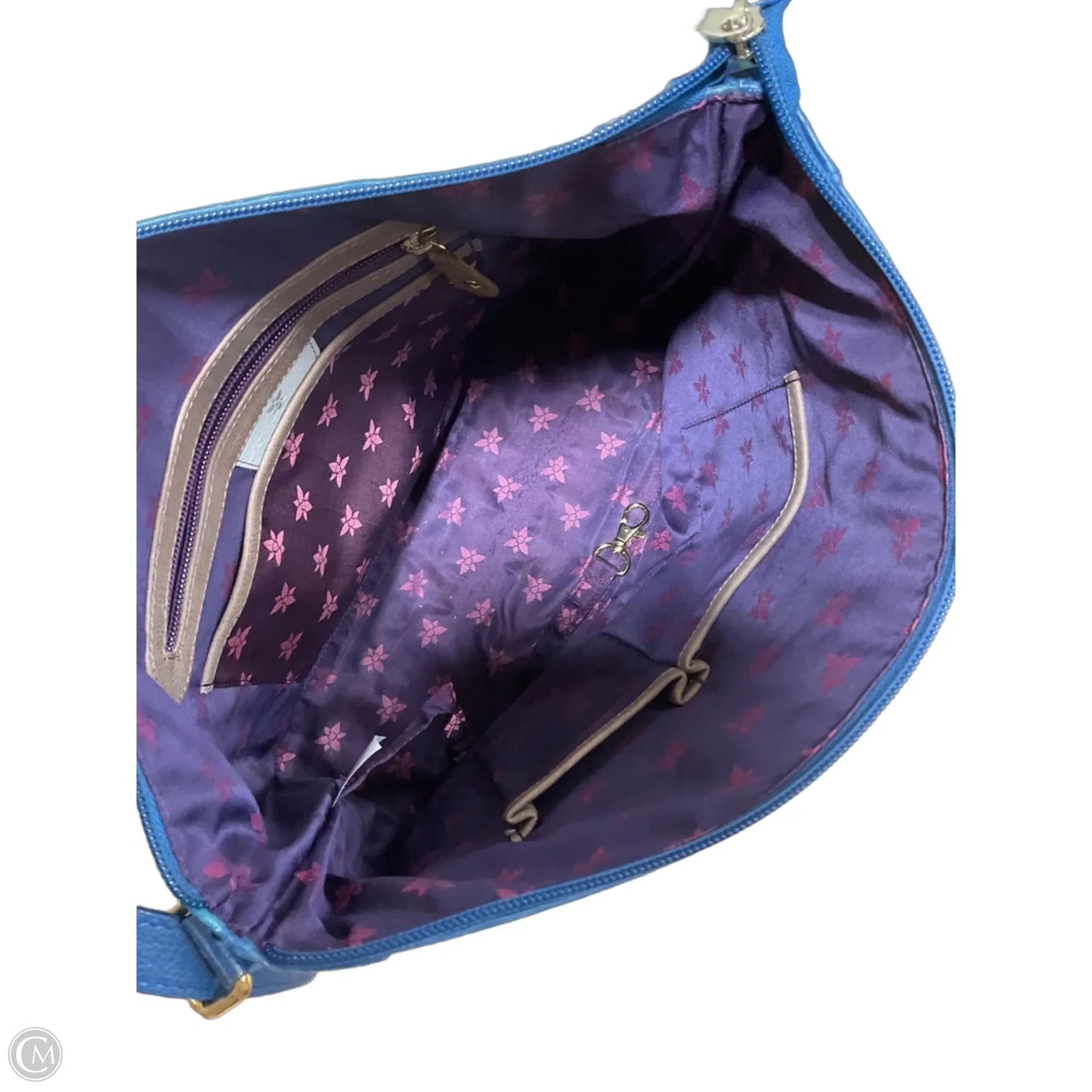 Handbag Leather By Anuschka, Size: Medium