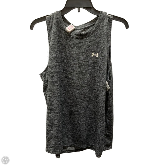 Athletic Tank Top By Under Armour In Black, Size: L