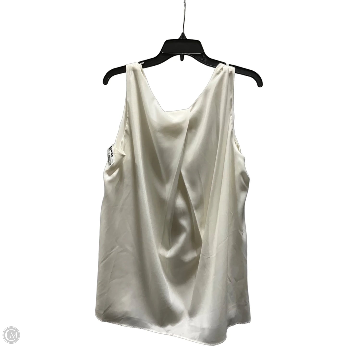 Top Sleeveless By Lauren By Ralph Lauren In White, Size: 1x
