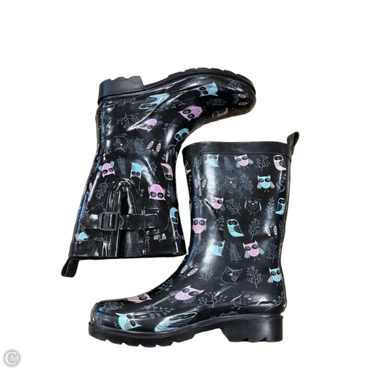 Boots Rain By Capelli In Black, Size: 6