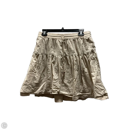 Skirt Mini & Short By Gap In Cream, Size: S