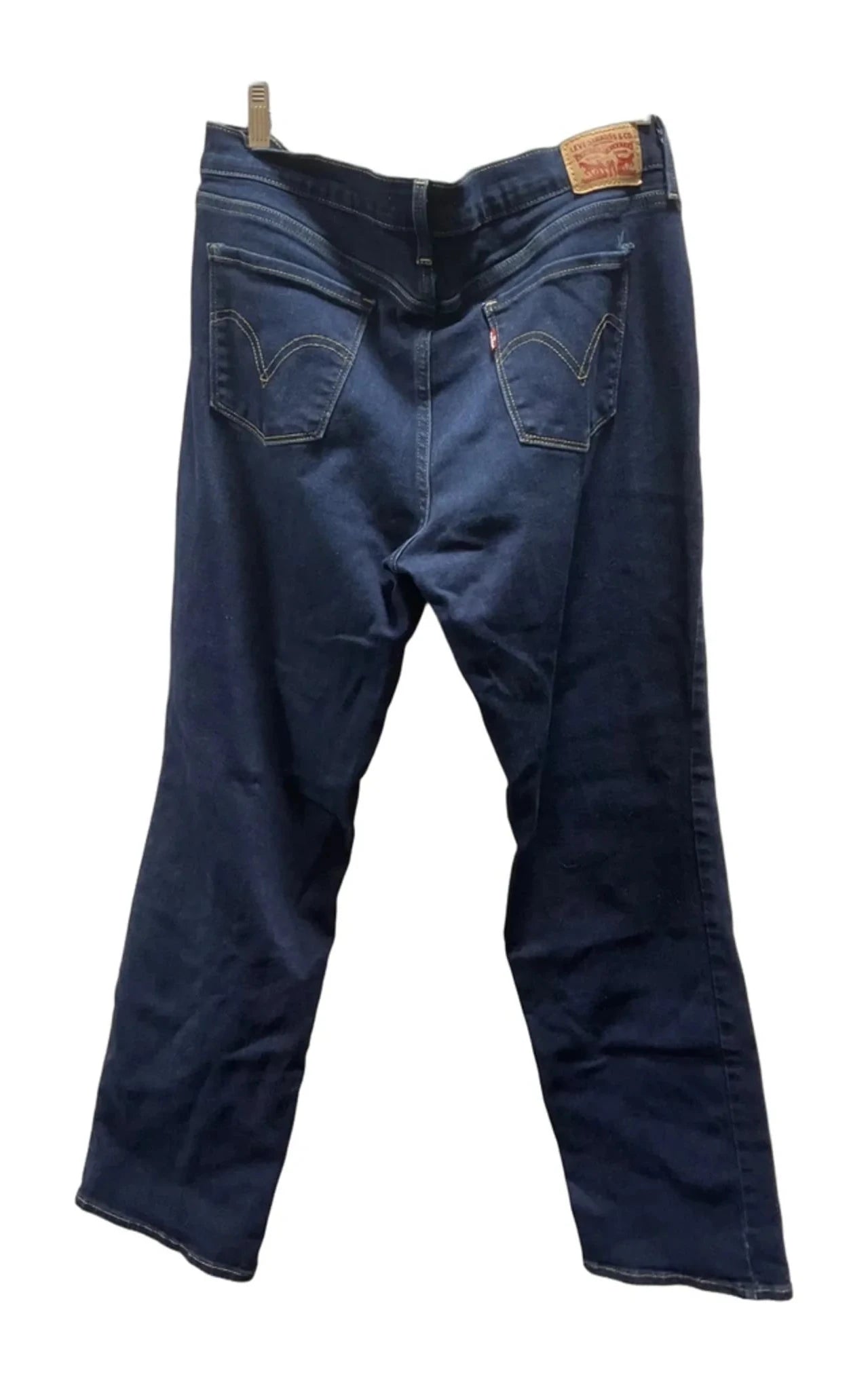 Jeans Straight By Levis In Blue, Size: 12