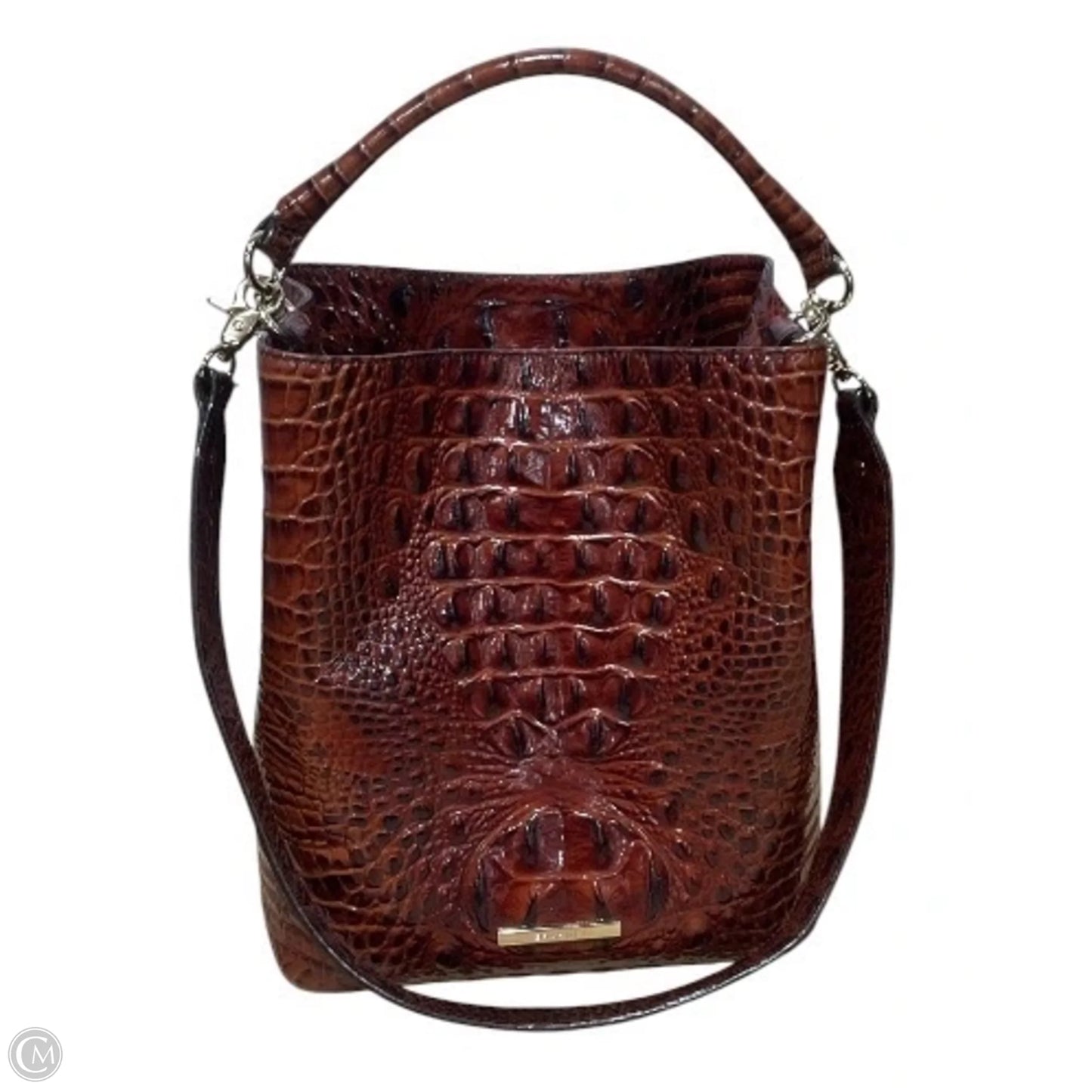 Handbag Designer By Brahmin, Size: Large