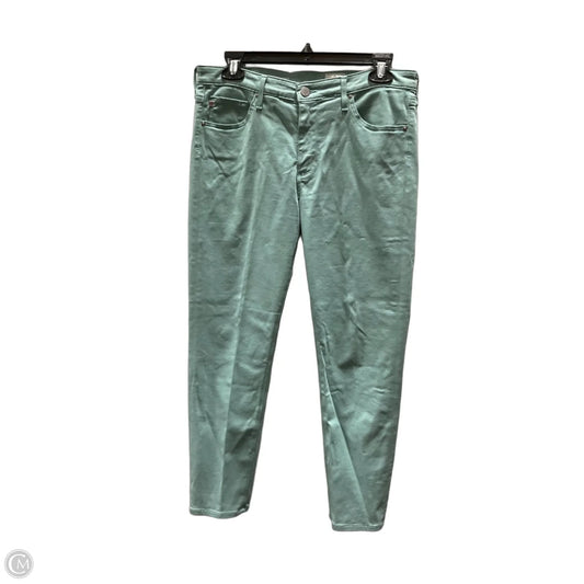 Jeans Straight By Adriano Goldschmied In Green, Size: 8