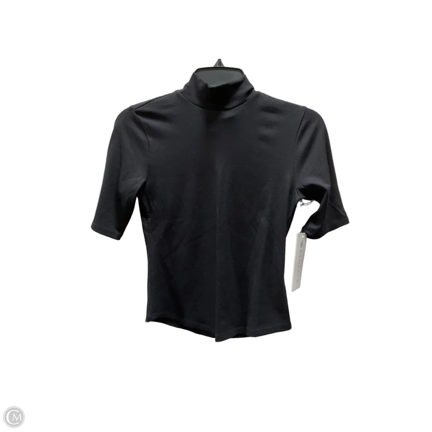 Top Short Sleeve By Athleta In Black, Size: Xs