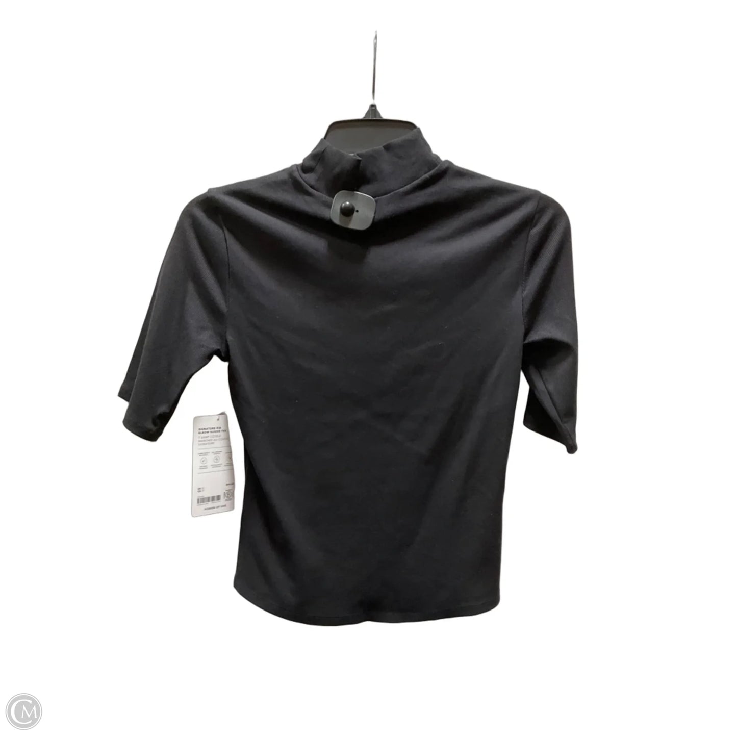 Top Short Sleeve By Athleta In Black, Size: Xs