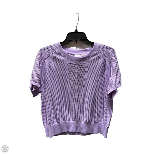 Athletic Top Short Sleeve By Lole In Purple, Size: Xl