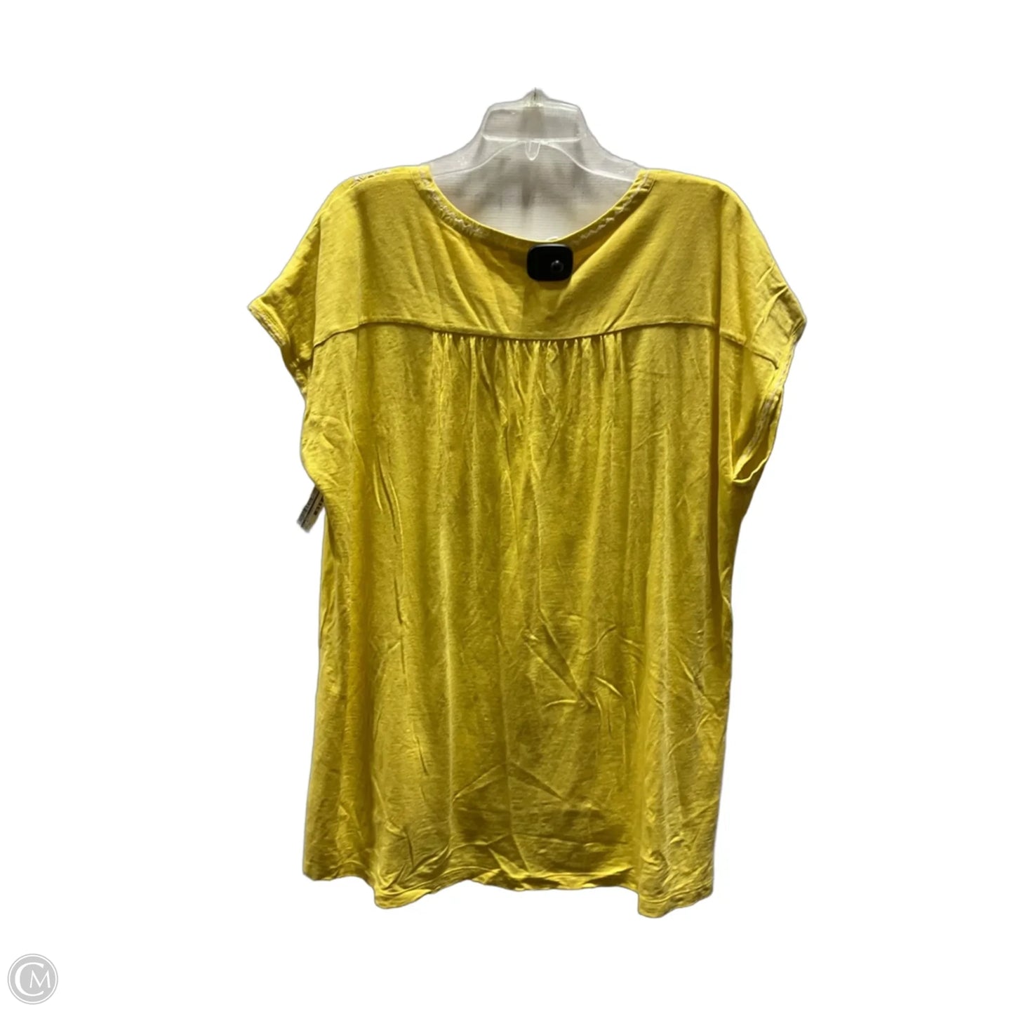 Top Sleeveless By J. Jill In Yellow, Size: Xl