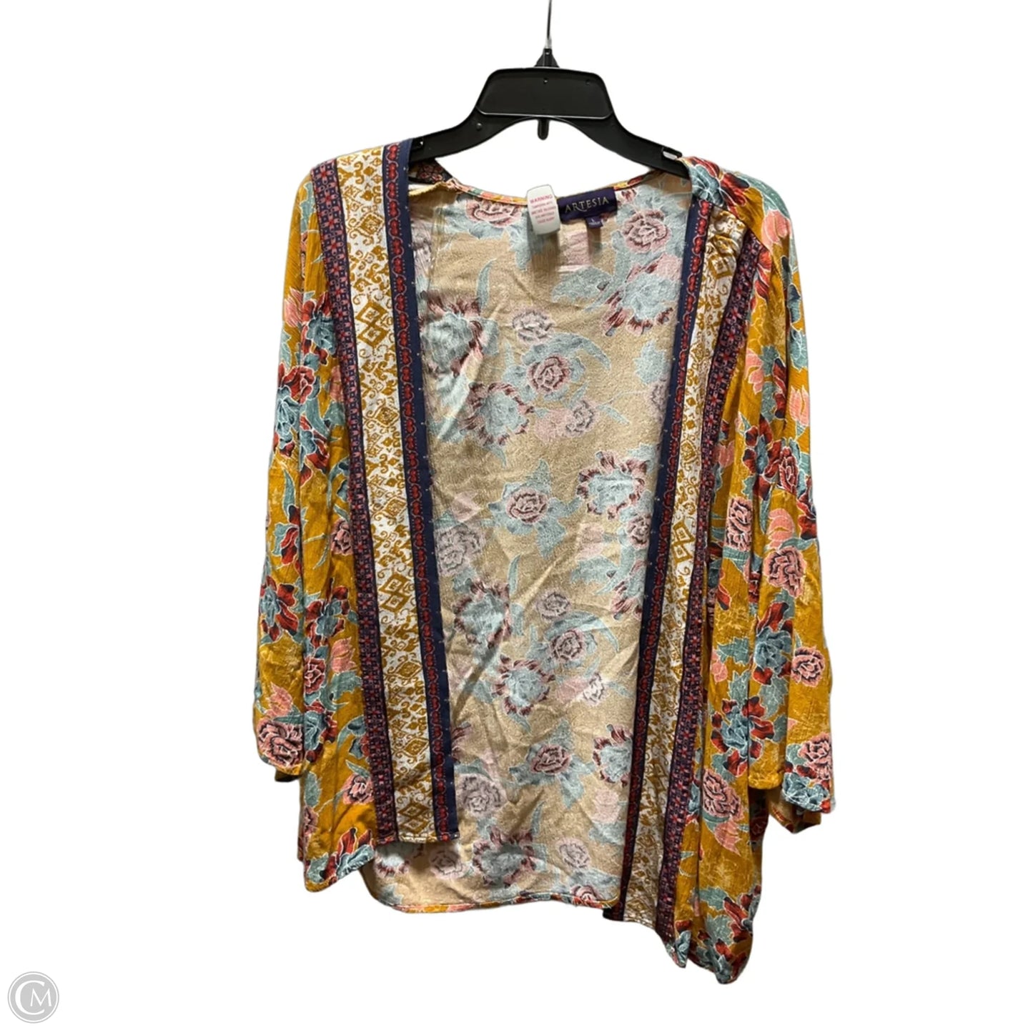 Cardigan By Cmf In Floral Print, Size: L
