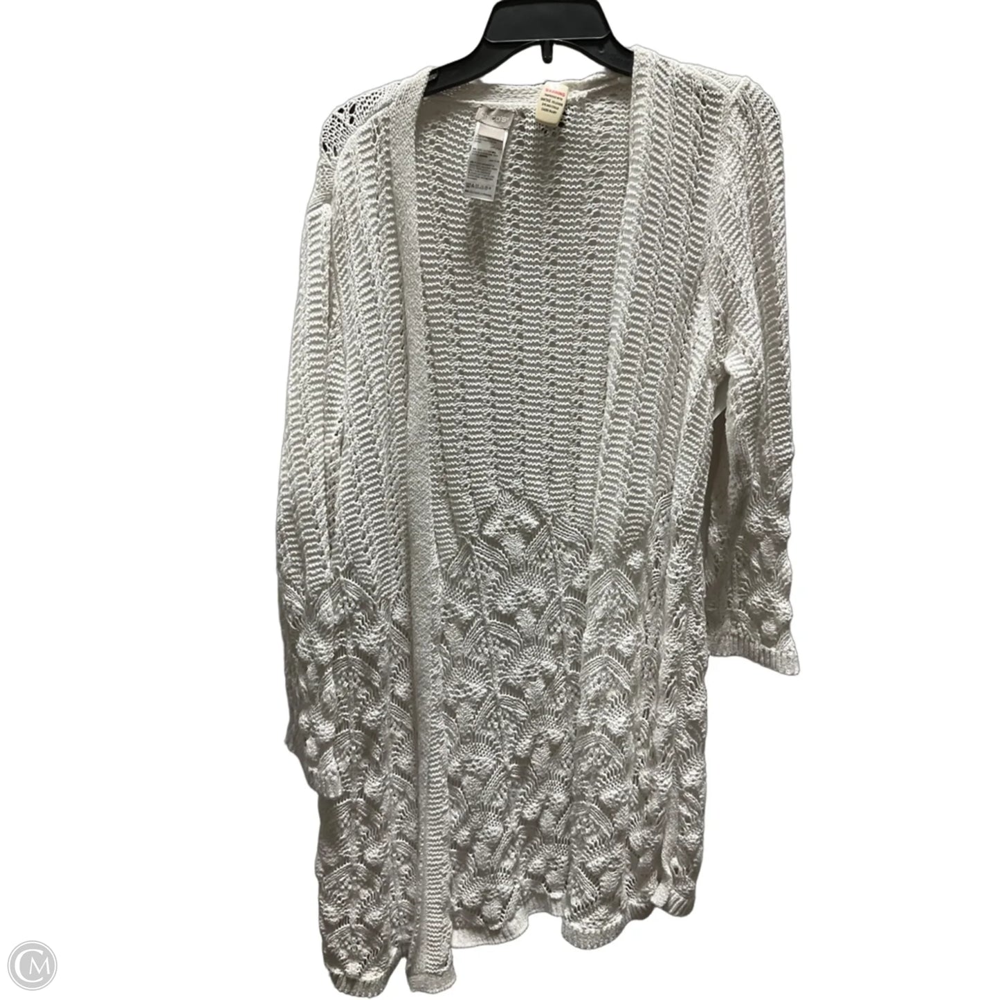 Cardigan By Chicos In White, Size: S